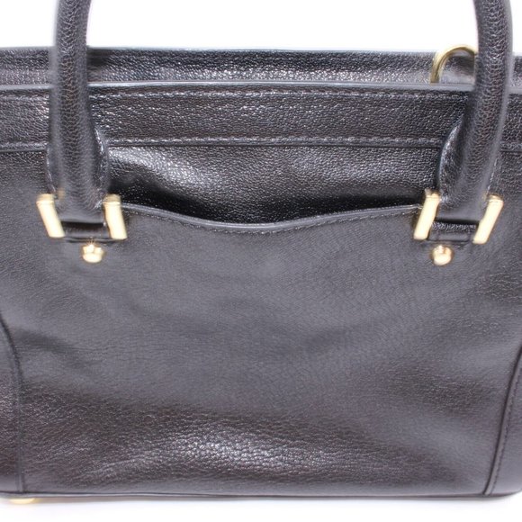 Michael Kors SATCHEL Rabbit Fur/ Calf Leather Shoulder Bag Purse - Picture 5 of 10